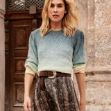 JERSEY MOHAIR TURQUESA