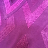VESTIDO CHEVRON UVA