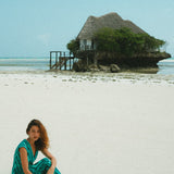 VESTIDO CHEVRON MENTA