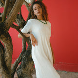 VESTIDO FOIL BLANCO