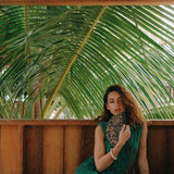 VESTIDO CHEVRON BOSQUE