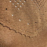 VESTIDO CROCHET CANELA