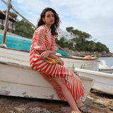 VESTIDO HOJA CORAL