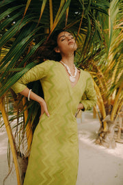 VESTIDO ZIGZAG SULFUR