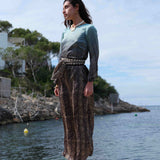 VESTIDO SERPIENTE AQUA
