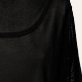 TOP CUELLO REDONDO NEGRO