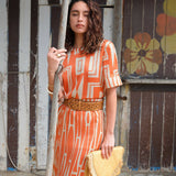 FALDA TRIBAL NARANJA