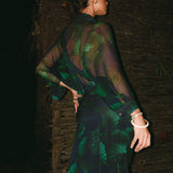 VESTIDO TROPICAL CHIFFON
