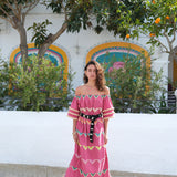 VESTIDO BEACH FRESA