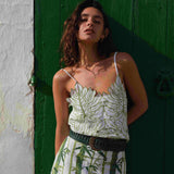 CINTURÓN VERDE RAYADO