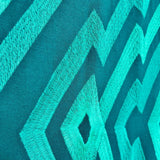 VESTIDO CHEVRON MENTA