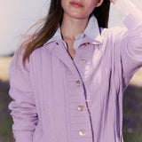 RIBBER SWEATER PINK