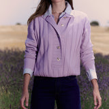 RIBBER SWEATER PINK