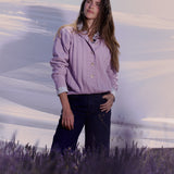 RIBBER SWEATER PINK