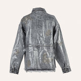 CAZADORA SILVER BUTTERFLIES