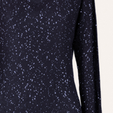 VESTIDO MINI SEQUINS AZUL