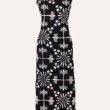 BLACK PALMS DRESS