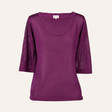 TOP CUELLO REDONDO BUGANVILLA