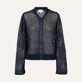 CÁRDIGAN MINI SEQUINS NAVY
