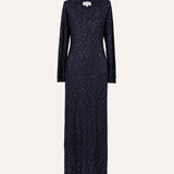 VESTIDO MINI SEQUINS AZUL
