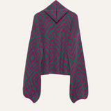 JERSEY CHEVRON ROSA-VERDE