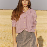 FALDA PIEL RAYAS