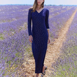 VESTIDO MINI SEQUINS AZUL