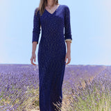 VESTIDO MINI SEQUINS AZUL