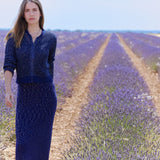 CÁRDIGAN MINI SEQUINS NAVY