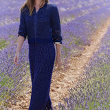 CÁRDIGAN MINI SEQUINS NAVY