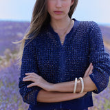 CÁRDIGAN MINI SEQUINS NAVY