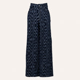 PANTALÓN DENIM CHEVRON JACQUARD