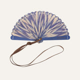 BLUE IKAT FAN