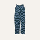 PANTALÓN DENIM CHEVRON VERDE