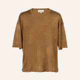 TOP MINI SEQUIN CARAMELO