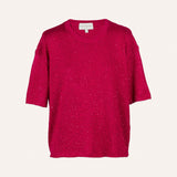 TOP MINI SEQUIN FUCSIA
