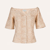 TOP CUERDA BEIGE