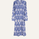 VESTIDO LINO AZUL