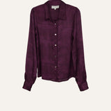 BLUSA SEDA BERENJENA