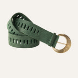CINTURÓN VERDE RAYADO