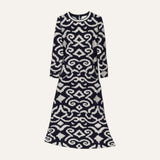 VESTIDO ÉTNICO NAVY