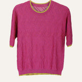 JERSEY BASICO MANGA CORTA ROSA