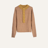 JERSEY CUELLO DORADO BEIGE