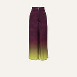 PANTALÓN SEDA BERENJENA