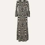 VESTIDO ETHNIC VOLANTE
