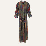 VESTIDO CAMISERO IKAT KAKI