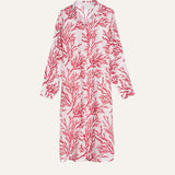 VESTIDO LINO CORAL