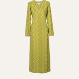 SULFUR ZIG ZAG DRESS